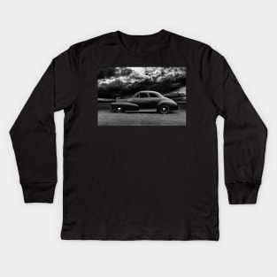 1947 Chevrolet, black white Kids Long Sleeve T-Shirt